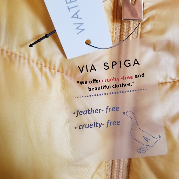 VIA SPIGA Gold Puffer Jacket - Picture 12 of 16